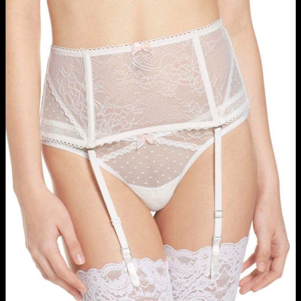 Beautiful high waist garter belt